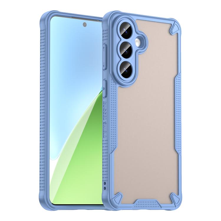 

For Samsung Galaxy S26+ 5G Armor Glaze PC Hybrid TPU Phone Case(Blue)