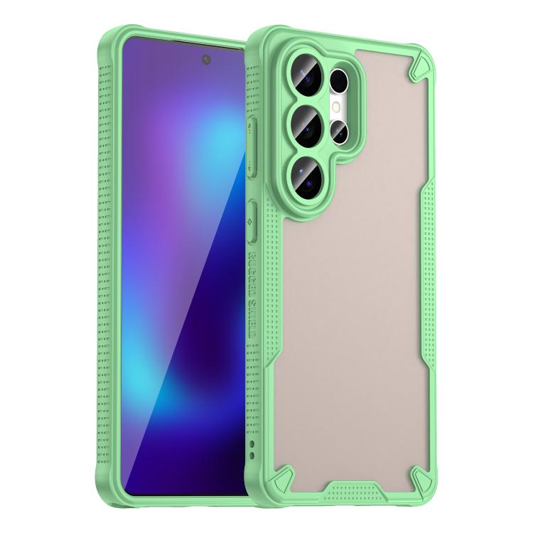 

For Samsung Galaxy S26 Ultra 5G Armor Glaze PC Hybrid TPU Phone Case(Green)