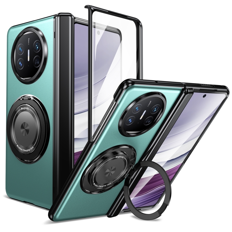 

For Huawei Mate X5 Gold Medal Rotating Folding Series Ring Holder Phone Case(Royal Blue)
