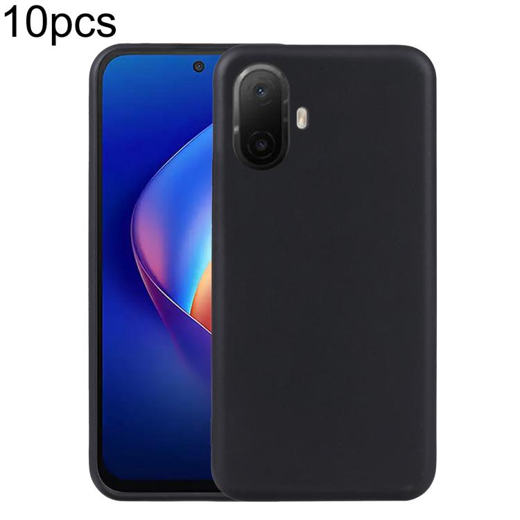 

For TCL K70 XE 5G 10pcs TPU Phone Case(Black)