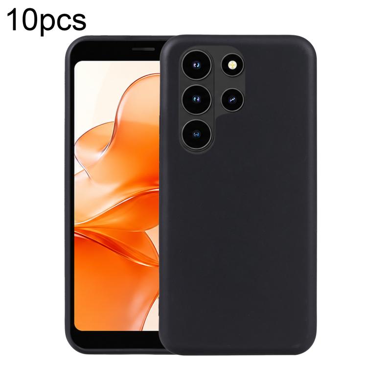 

For Ulefone Note 22 10pcs TPU Phone Case(Black)