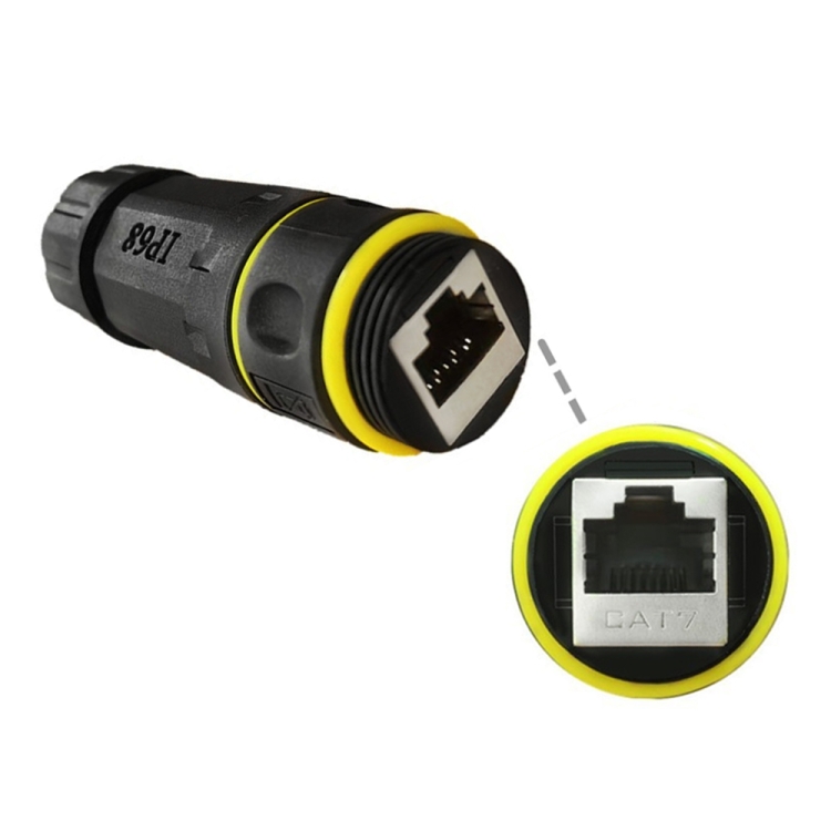 VCELINK Waterproof RJ45 Coupler, Cat6/Cat5E/Cat5 Ethernet Connector, Shielded IP67, 6-Pack, Black - View #11