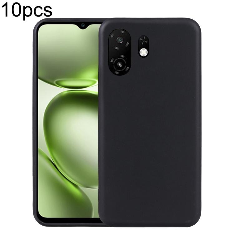 

For Itel A100C 4G 10pcs TPU Phone Case(Black)