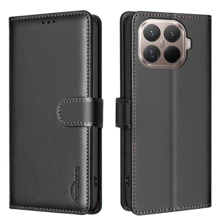

For Xiaomi 15T Pro 5G Litchi Texture RFID Anti-theft Leather Phone Case(Black)