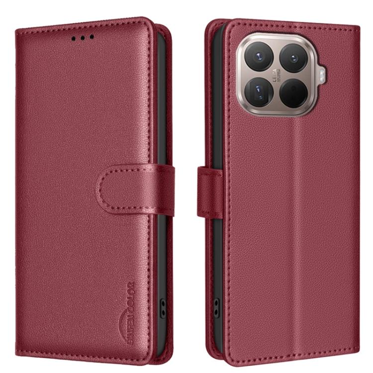 

For Xiaomi 15T Pro 5G Litchi Texture RFID Anti-theft Leather Phone Case(Red)