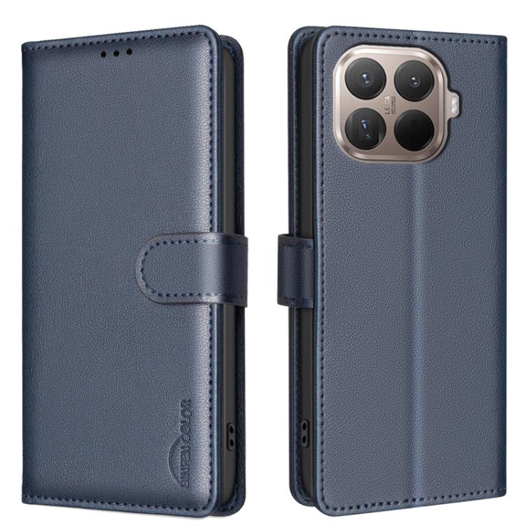 

For Xiaomi 15T Pro 5G Litchi Texture RFID Anti-theft Leather Phone Case(Blue)