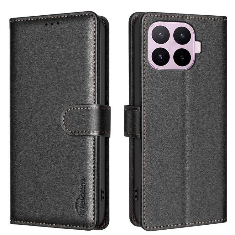 

For Xiaomi 17T Pro 5G Litchi Texture RFID Anti-theft Leather Phone Case(Black)