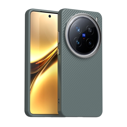

For vivo X200 Pro Carbon Fiber Series IMD Phone Case(Grey)
