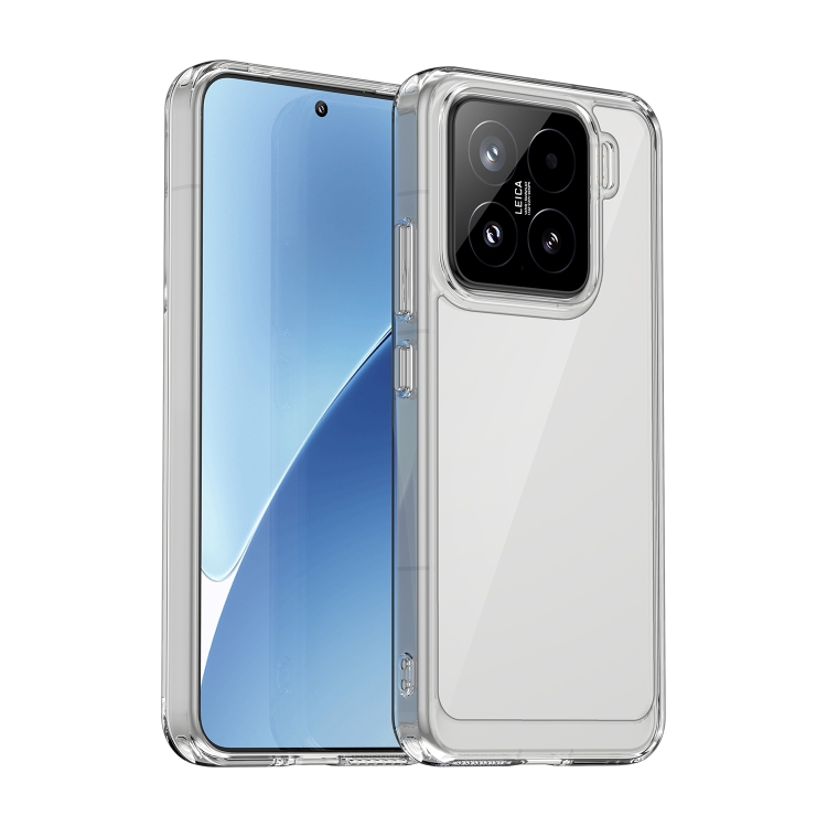 

For Xiaomi 15 Colorful Series Acrylic Hybrid TPU Phone Case(Transparent)