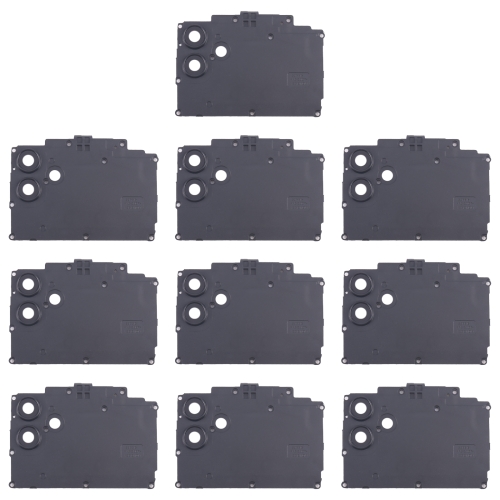 

For Samsung Galaxy F04 SM-E045F 10pcs Rear Camera Lens Cover(Black)