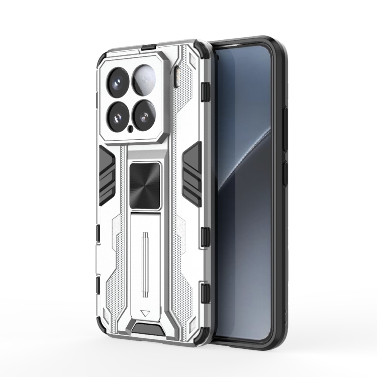 

For Xiaomi 15 5G Supersonic PC + TPU Holder Phone Case(White)