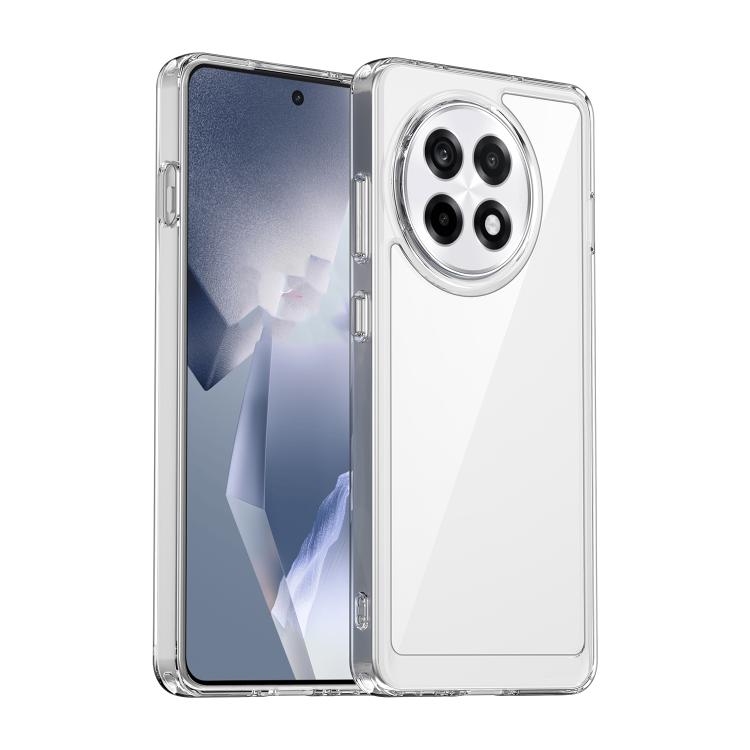 

For OnePlus Ace 5 5G Colorful Series Acrylic Hybrid TPU Phone Case(Transparent)