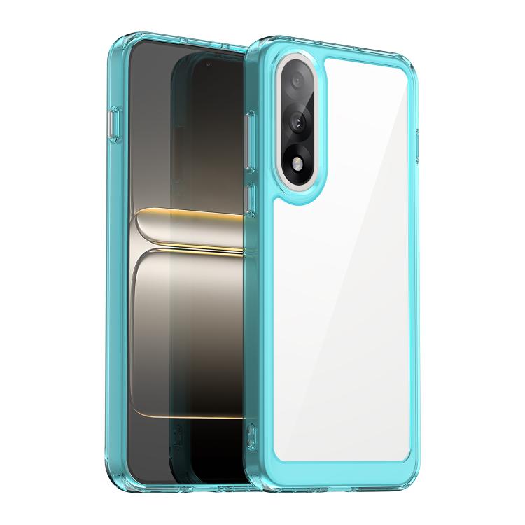 

For OnePlus Nord 5 5G Colorful Series Acrylic Hybrid TPU Phone Case(Transparent Blue)