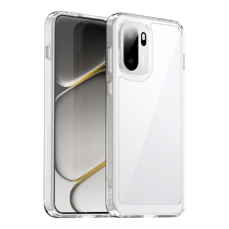 

For OnePlus Ace 6 5G Colorful Series Acrylic Hybrid TPU Phone Case(Transparent)