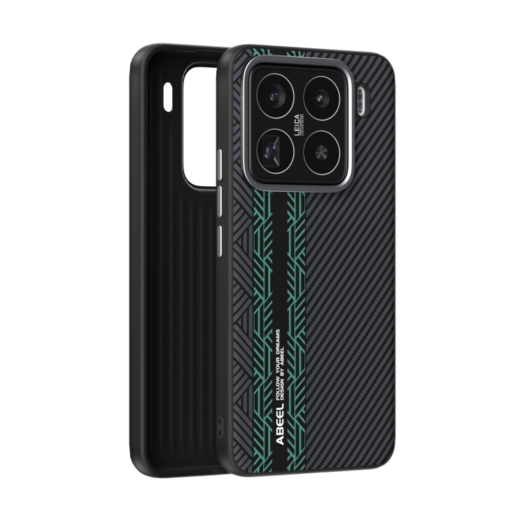 

For Xiaomi 15 Pro ABEEL 6D Micro Relief MagSafe Magnetic Phone Case(Green)