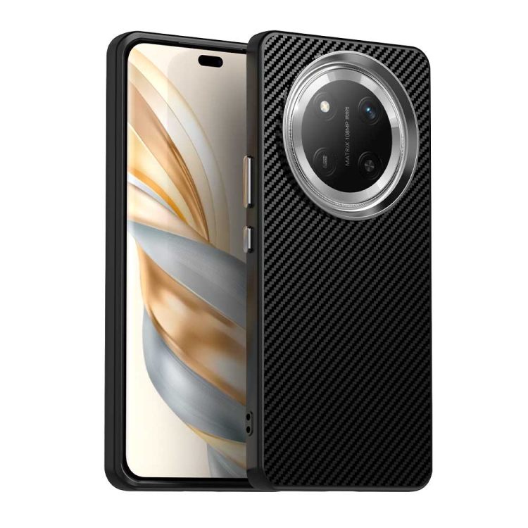 

For Honor X60 Pro Carbon Fiber Series IMD Phone Case(Black)