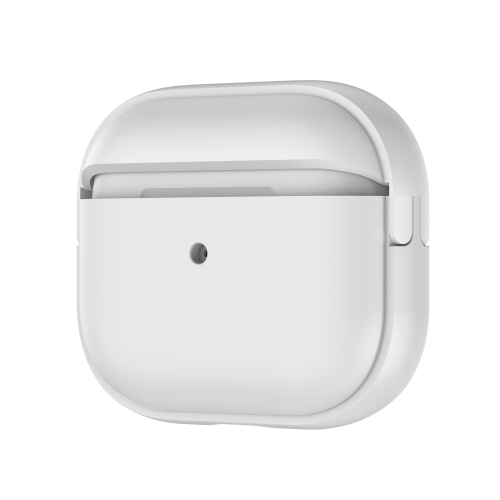 

For AirPods 4 Moonlight Box TPU Shockproof Earphone Protective Case(White + Frosted)