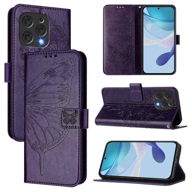Housse Portefeuille Pour Doogee N55 Pro – Rouge Simili-cuir – 3 Fentes Cartes – Protection Complète