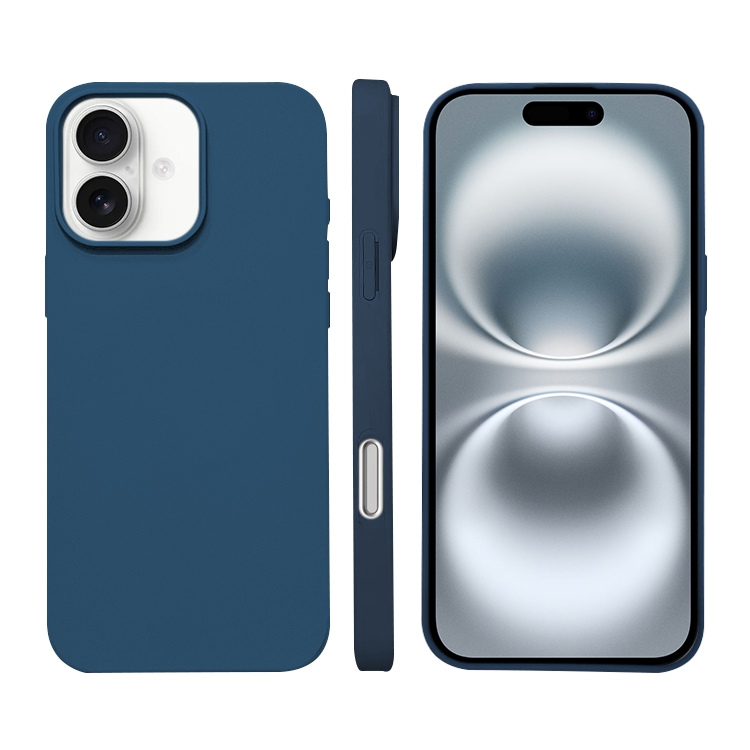 

For iPhone 16 Plus Liquid Silicone Phone MagSafe Case(Royal Blue)