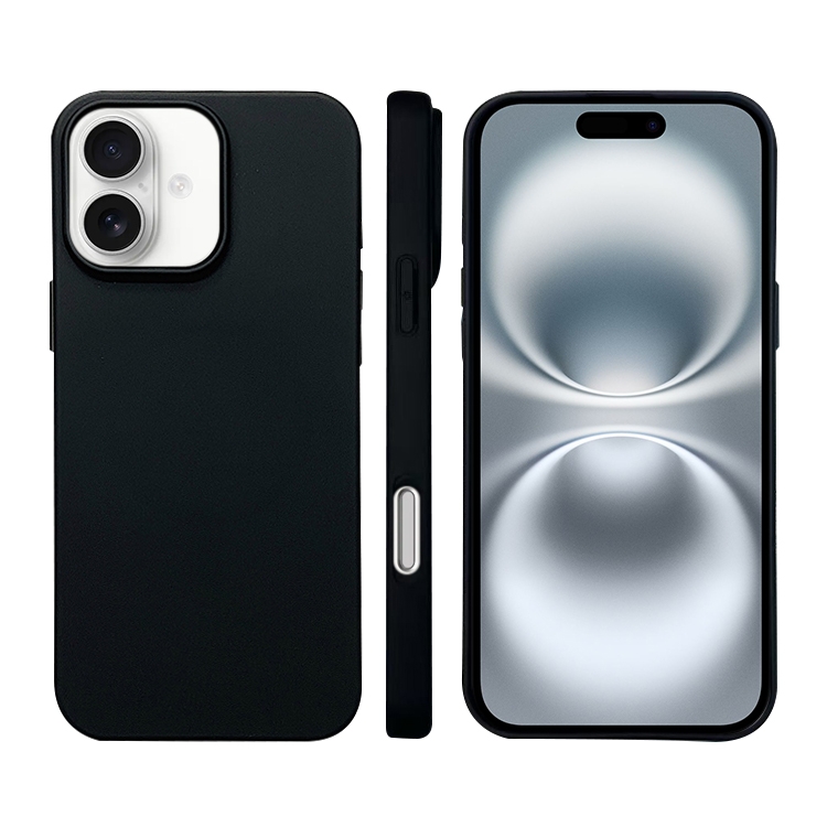 

For iPhone 16 Liquid Silicone Phone MagSafe Case(Black)