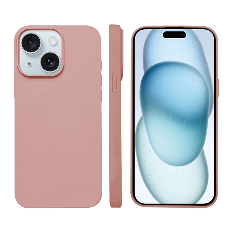 

For iPhone 15 Liquid Silicone Phone MagSafe Case(Pink)