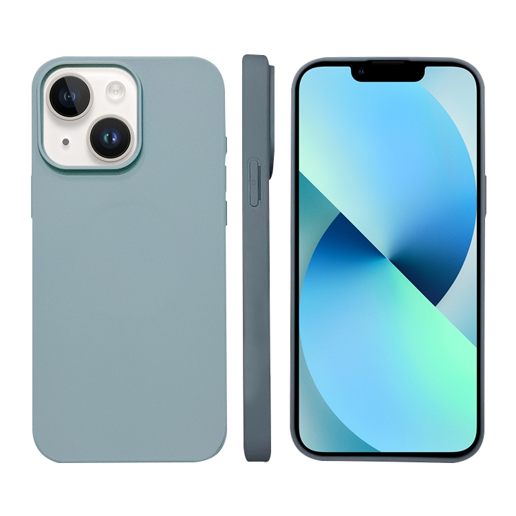 

For iPhone 13 Liquid Silicone Phone MagSafe Case(Sierra Blue)