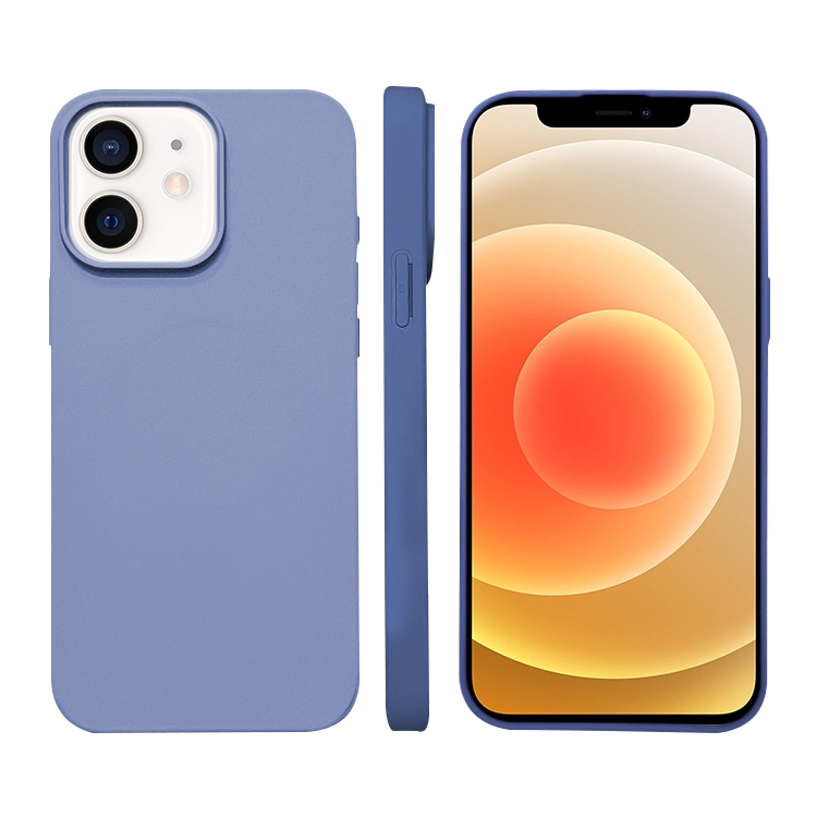 

For iPhone 12 Liquid Silicone Phone MagSafe Case(Lavender)