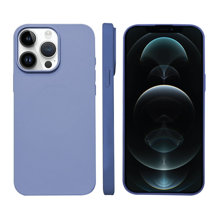 

For iPhone 12 Pro Liquid Silicone Phone MagSafe Case(Lavender)