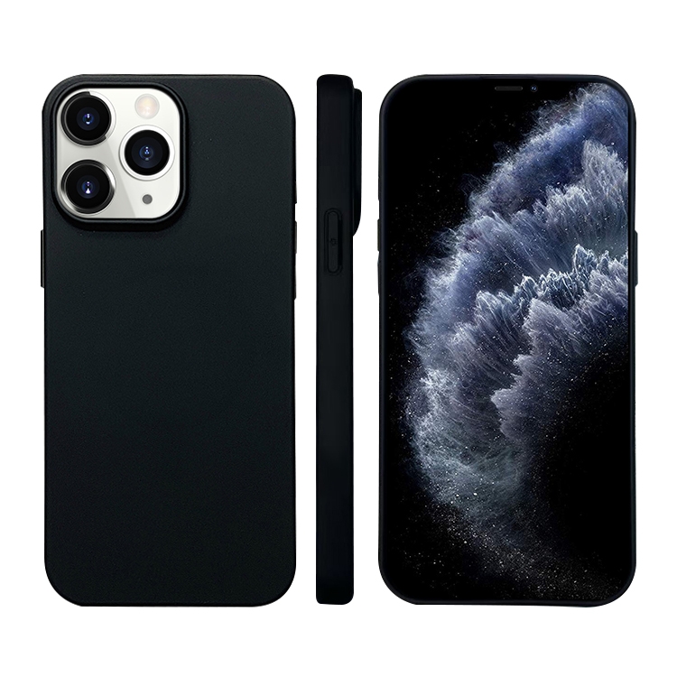 

For iPhone 11 Pro Max Liquid Silicone Phone MagSafe Case(Black)