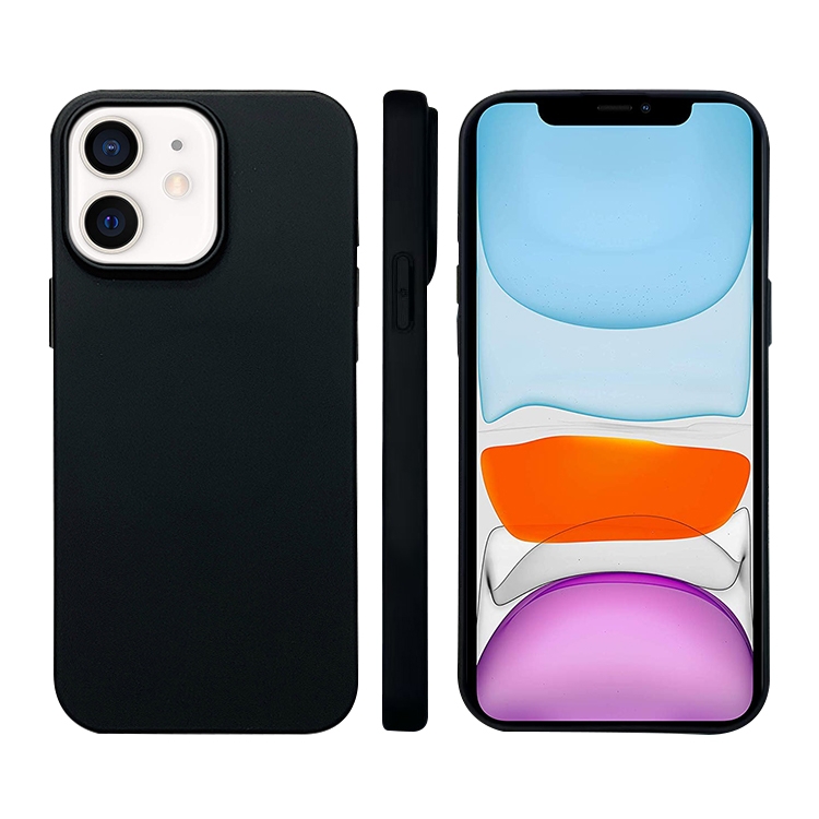 

For iPhone 11 Liquid Silicone Phone MagSafe Case(Black)