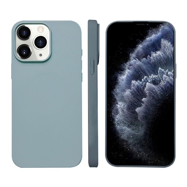 

For iPhone 11 Pro Liquid Silicone Phone MagSafe Case(Sierra Blue)