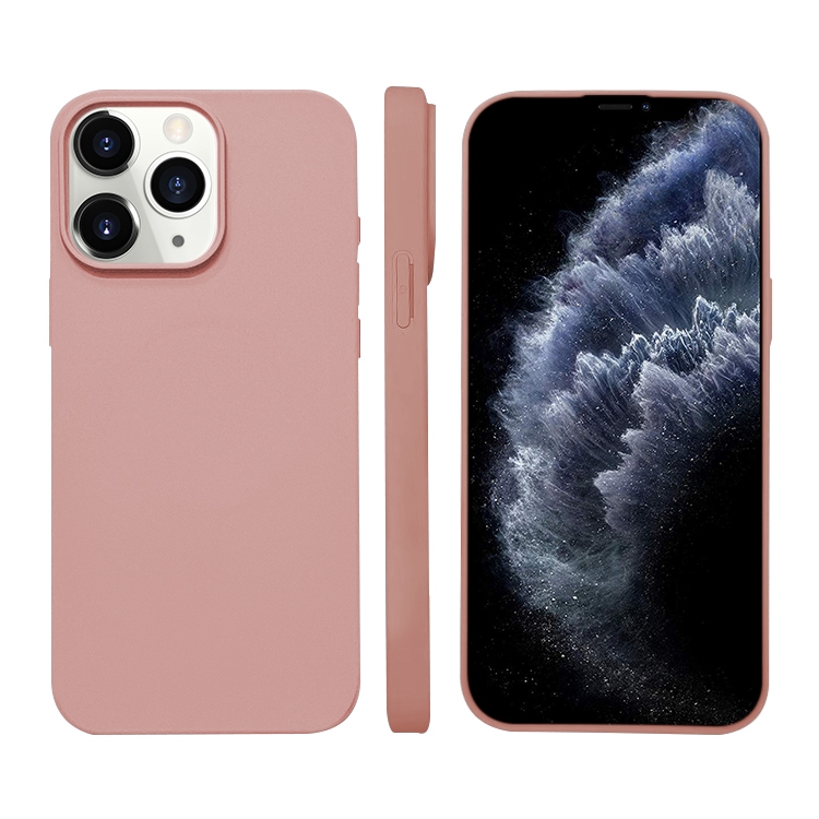 

For iPhone 11 Pro Liquid Silicone Phone MagSafe Case(Pink)