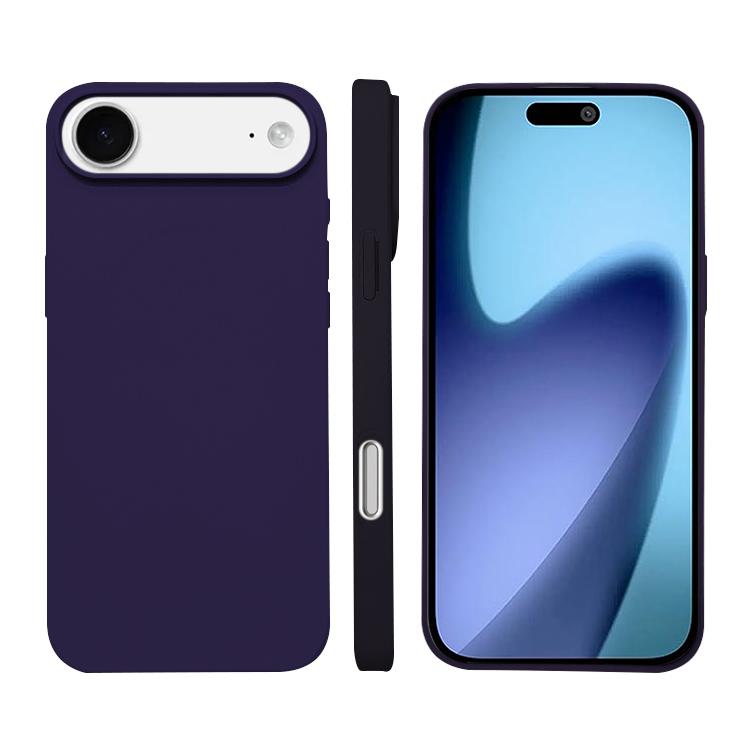 

For iPhone Air Liquid Silicone Phone MagSafe Case(Dark Purple)