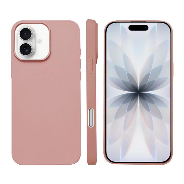 For iPhone 17 Liquid Silicone Phone MagSafe Case(Pink)