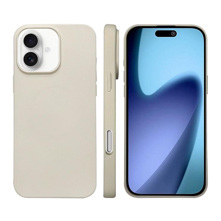 

For iPhone 17 Liquid Silicone Phone MagSafe Case(White)