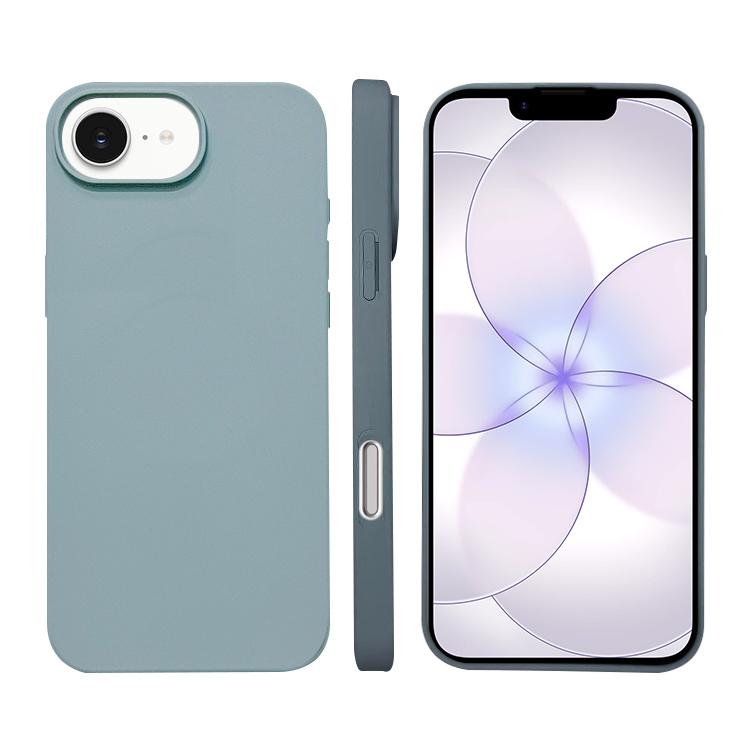 

For iPhone 17e / 16e Liquid Silicone Phone MagSafe Case(Sierra Blue)