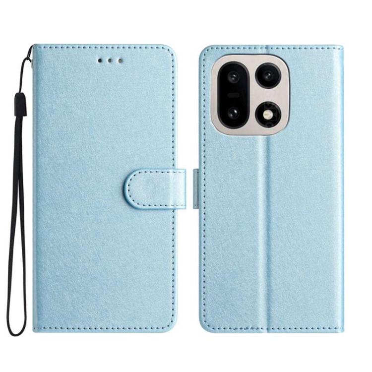 

For OnePlus 15 Silk Texture Horizontal Flip Leather Phone Case(Light Blue)