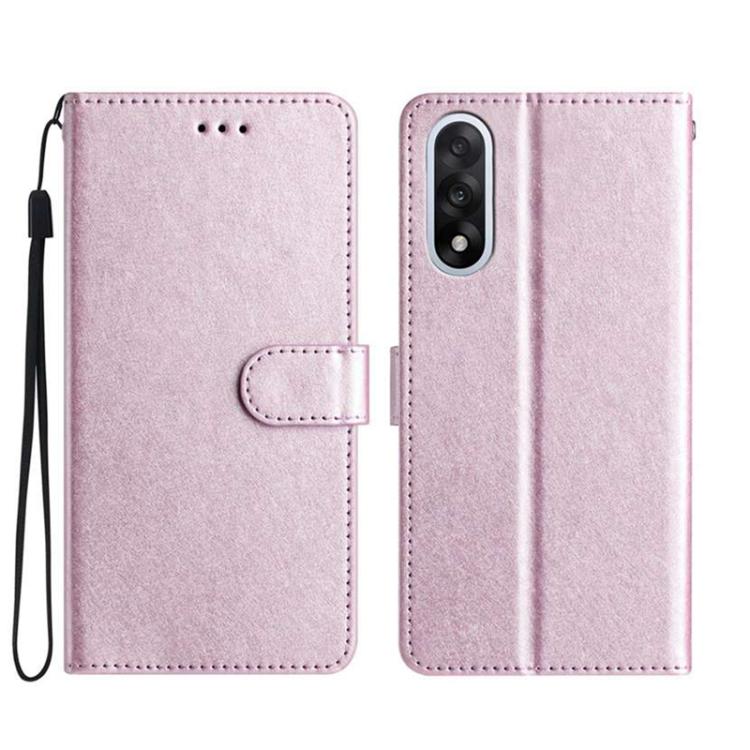 

For OnePlus Nord 5 Silk Texture Horizontal Flip Leather Phone Case(Rose Pink)