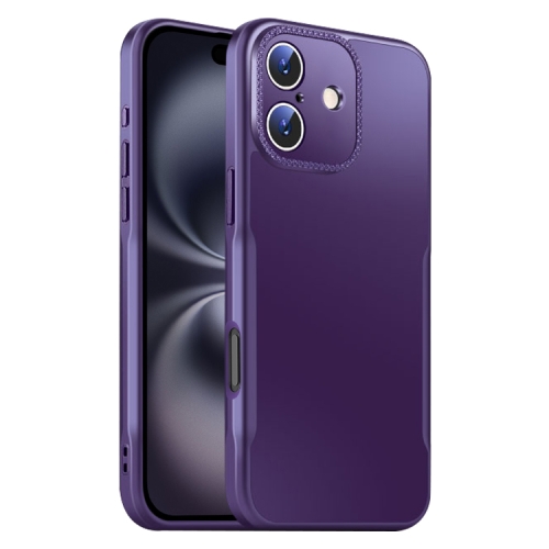 

For iPhone 16 Plus Blade Slim AG Matte Shockproof Phone Case(Dark Purple)