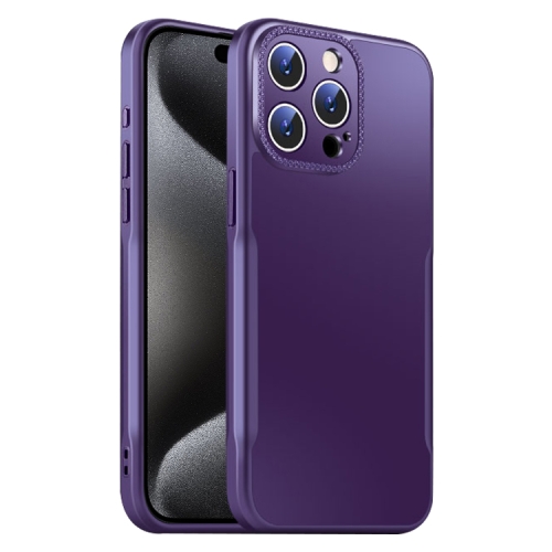 

For iPhone 15 Pro Blade Slim AG Matte Shockproof Phone Case(Dark Purple)