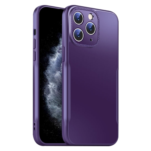 

For iPhone 11 Pro Max Blade Slim AG Matte Shockproof Phone Case(Dark Purple)