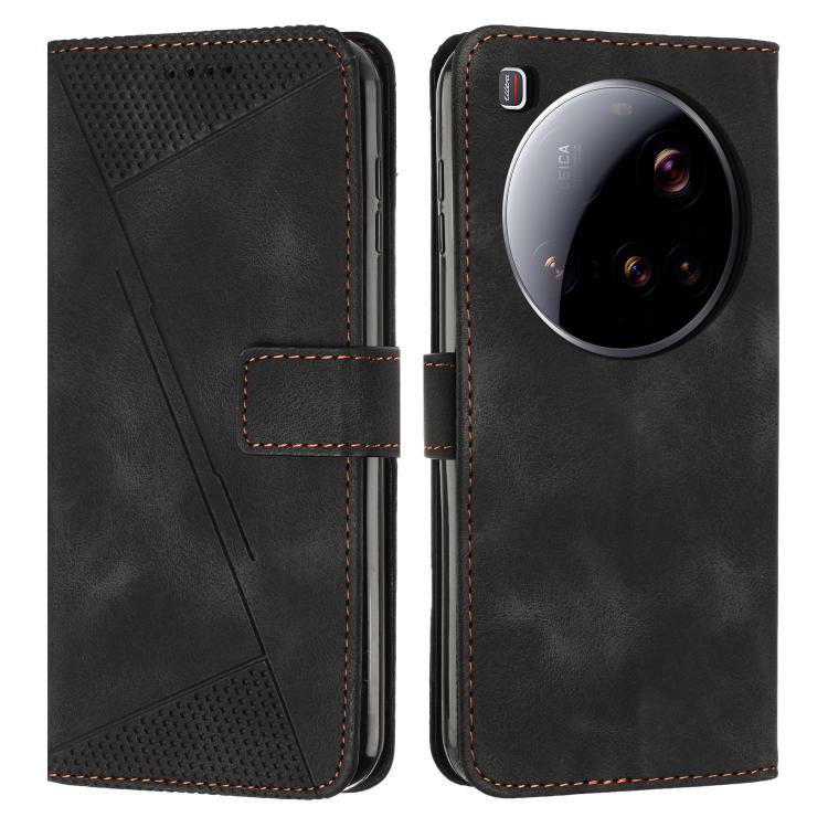 

For Xiaomi 15 Ultra Dream Triangle Leather Phone Case with Lanyard(Black)