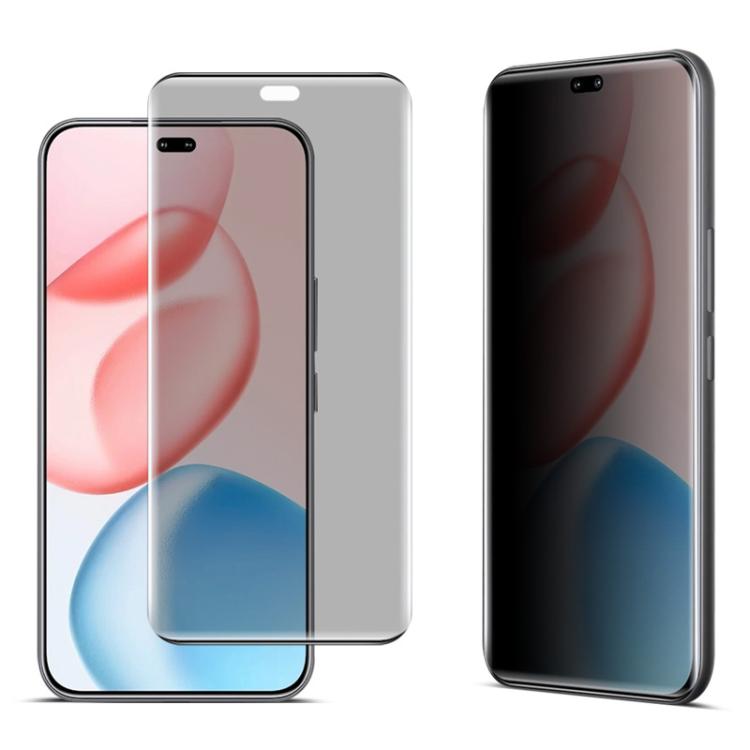 

For Honor 400 Pro Global 160.8mm imak No Edge Version 3D Curved Privacy Full Screen Tempered Glass Film