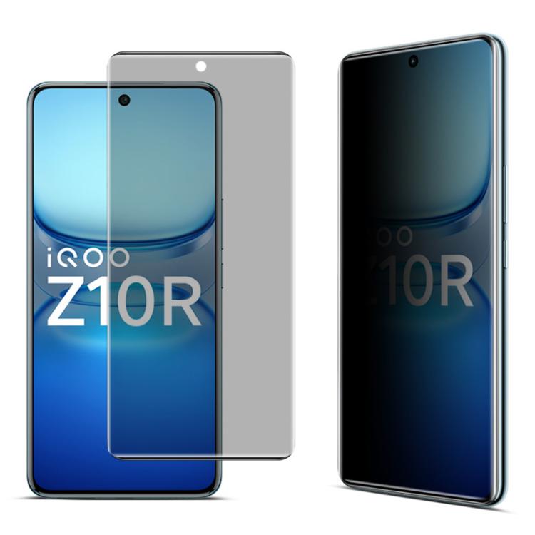 

For vivo iQOO Z10R 5G Global imak No Edge Version 3D Curved Privacy Full Screen Tempered Glass Film