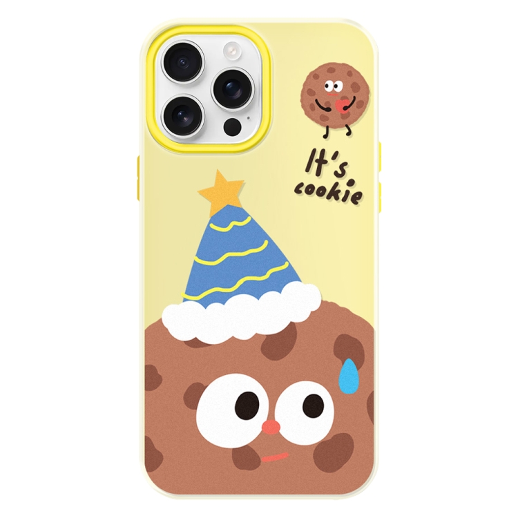 

For iPhone 11 Pro Max Skin Feeling Jelly TPU Hybrid PC Phone Case(Celebration Cookies Yellow)