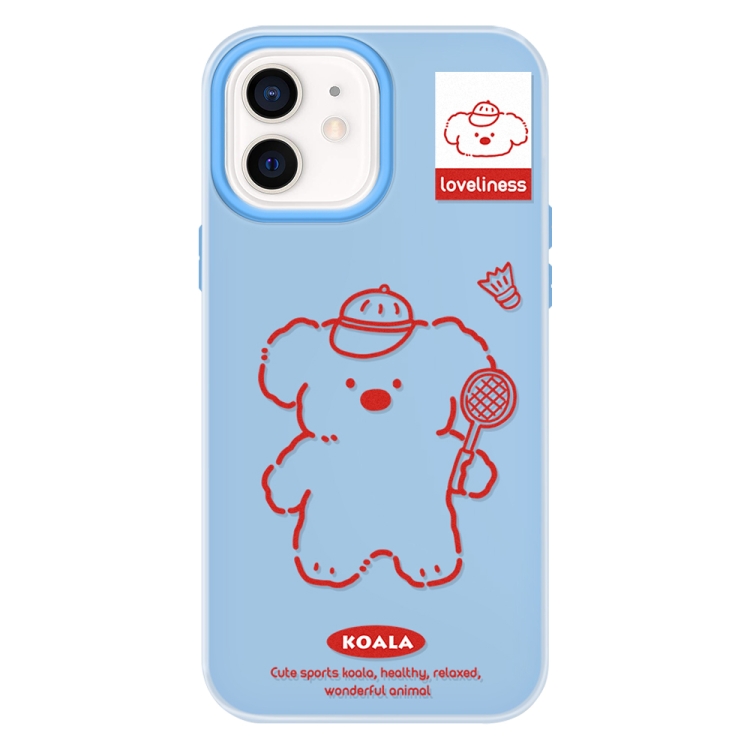 

For iPhone 11 Skin Feeling Jelly TPU Hybrid PC Phone Case(Koala Blue)