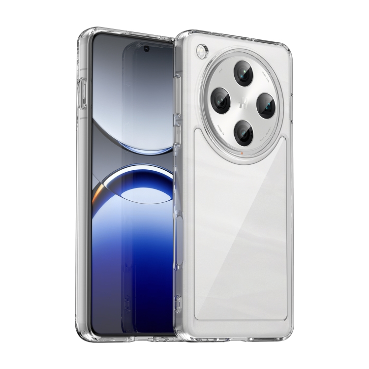 

For OPPO Find X8 Pro Colorful Series Acrylic Hybrid TPU Phone Case(Transparent)