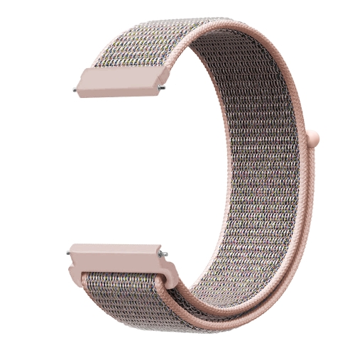 

For Samsung Galaxy Watch 46mm Nylon Braided Watch Band(Powder Sand)