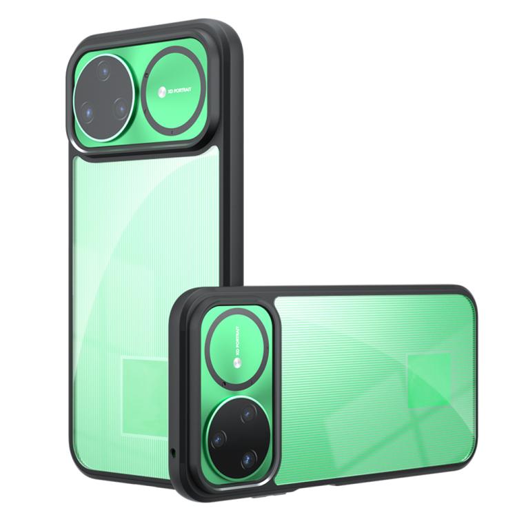 

For Huawei nova 15 Ultra / 15 Pro Armor Big Pore PC Hybrid TPU Phone Case(Transparent)