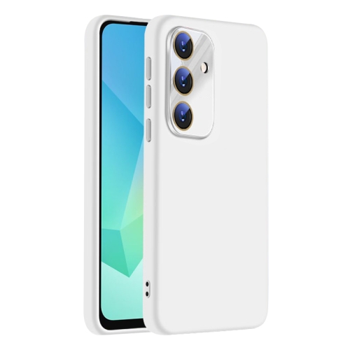 

For Samsung Galaxy A16 5G Nano Lens Cover Liquid Silicone Phone Case(White)